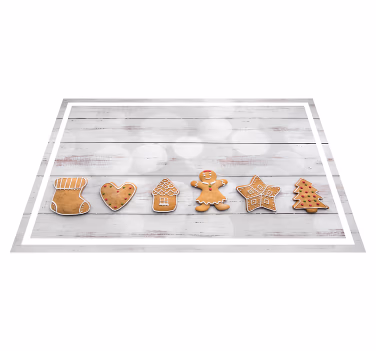 Manteles individuales Galletas navidad jengibre - TenVinilo