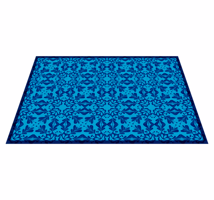 Individual para mesa patrón idea botánica elegante - TenVinilo