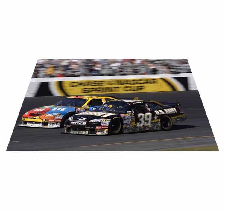 Mantel individual infantil Autos de carrera nascar - TenVinilo