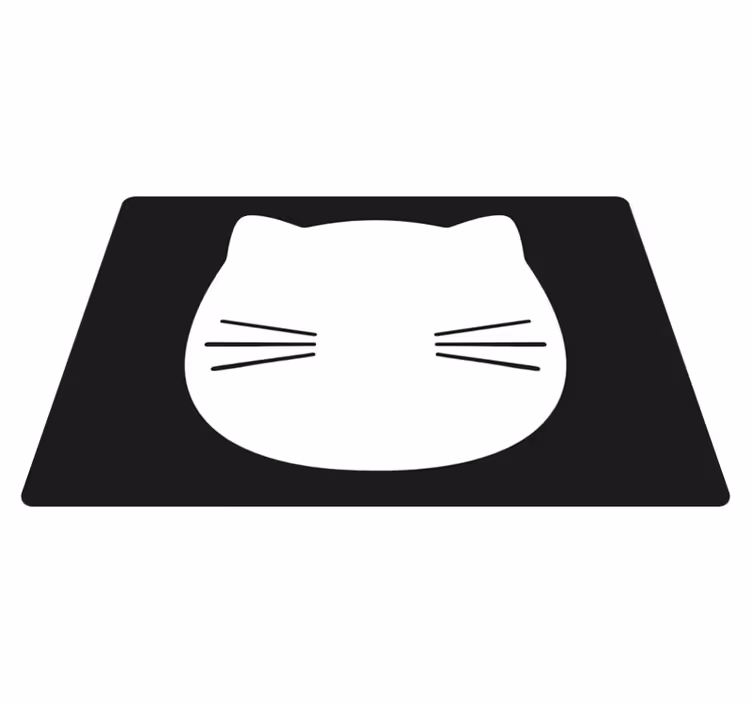 Manteles individuales originales Forma de gato - TenVinilo