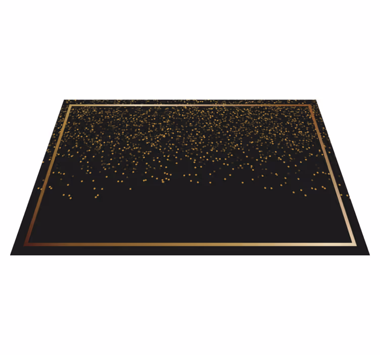 Individual para mesa elegante brillo negro elegante - TenVinilo