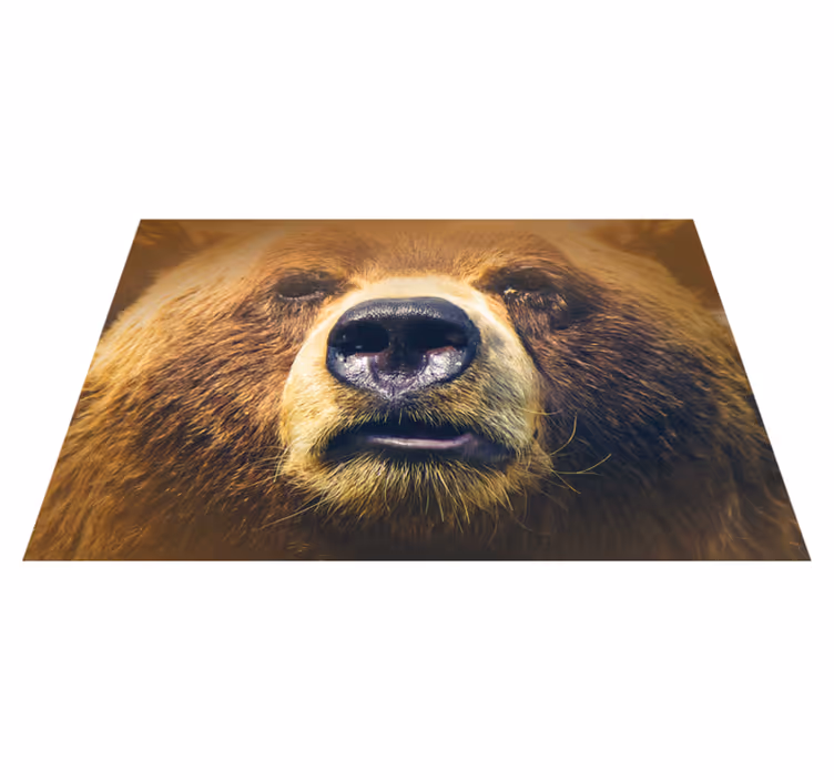 Individual para mesa original cara de oso - TenVinilo