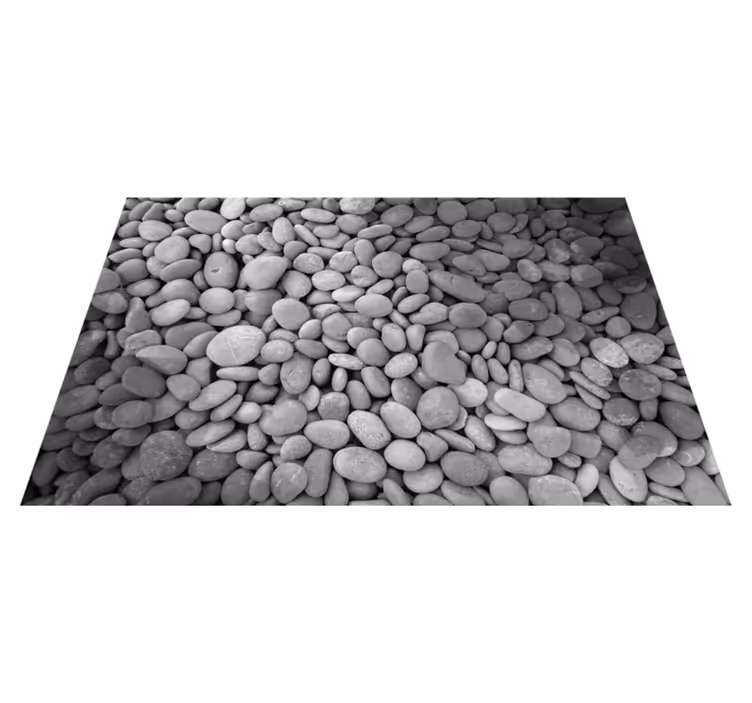 Individual para mesa patrón superficie de guijarros suaves - TenVinilo