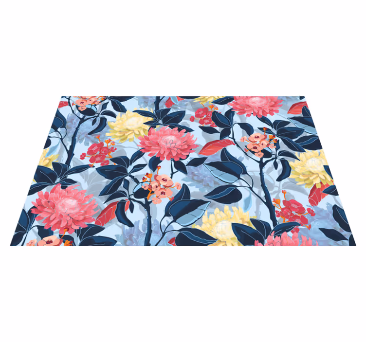 Individual para mesa original elegancia floral - TenVinilo