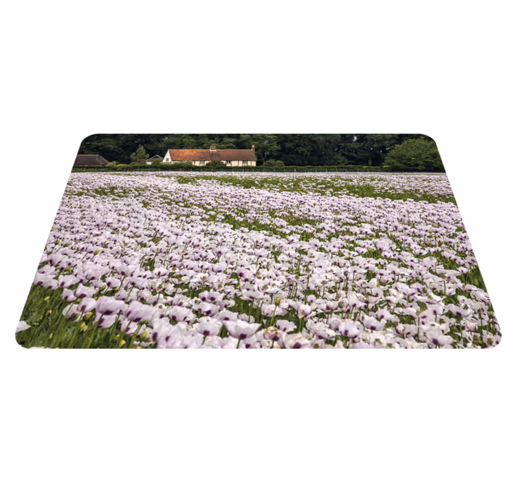Individual para mesa original campo de flores lavanda - TenVinilo