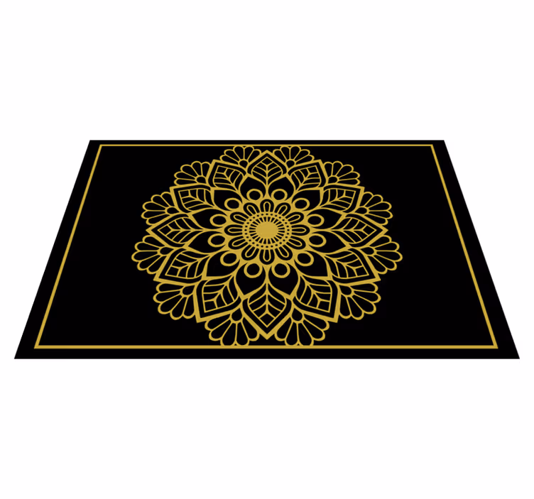 Individual para mesa elegante componente botánico elegante - TenVinilo