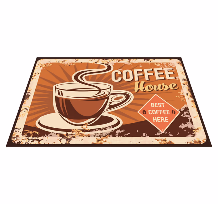 Individual para mesa frases cita de cafetería - TenVinilo
