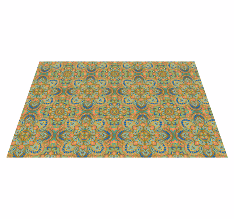 Individual para mesa original arreglo floral elaborado - TenVinilo