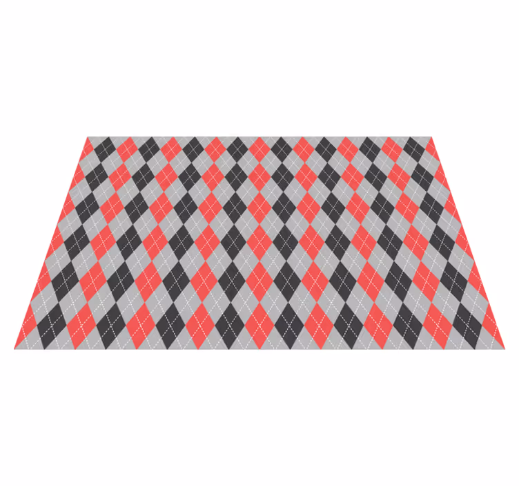 Individual para mesa patrón rombos geométricos - TenVinilo