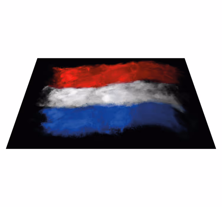 Individual para mesa original patrón bandera países bajos - TenVinilo