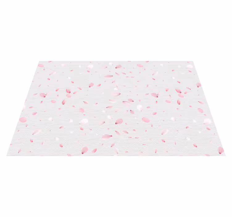 Individual para mesa patrón superficie de pétalos - TenVinilo