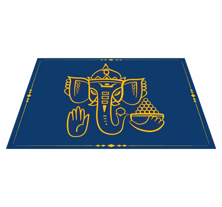 Individual para mesa original motivo ganesha tradicional - TenVinilo