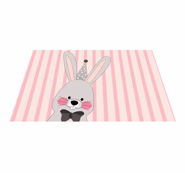 Individual para mesa infantil conejito adorable - TenVinilo