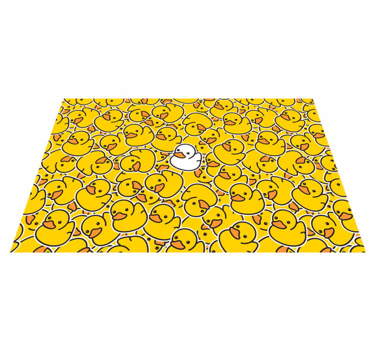 Individual para mesa infantil diseño de patito - TenVinilo