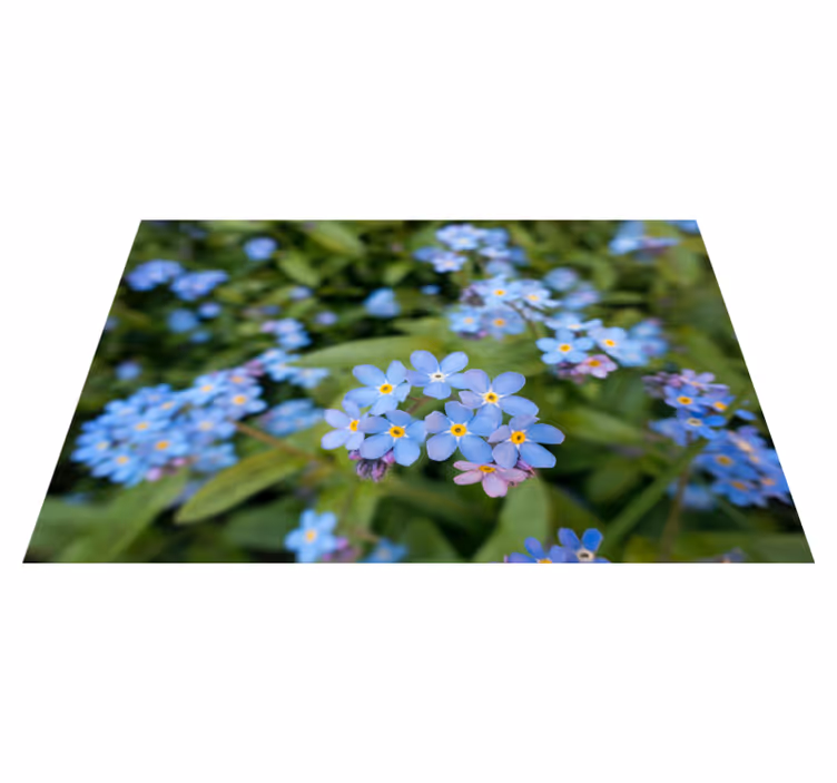 Individual para mesa original delicado arreglo floral - TenVinilo