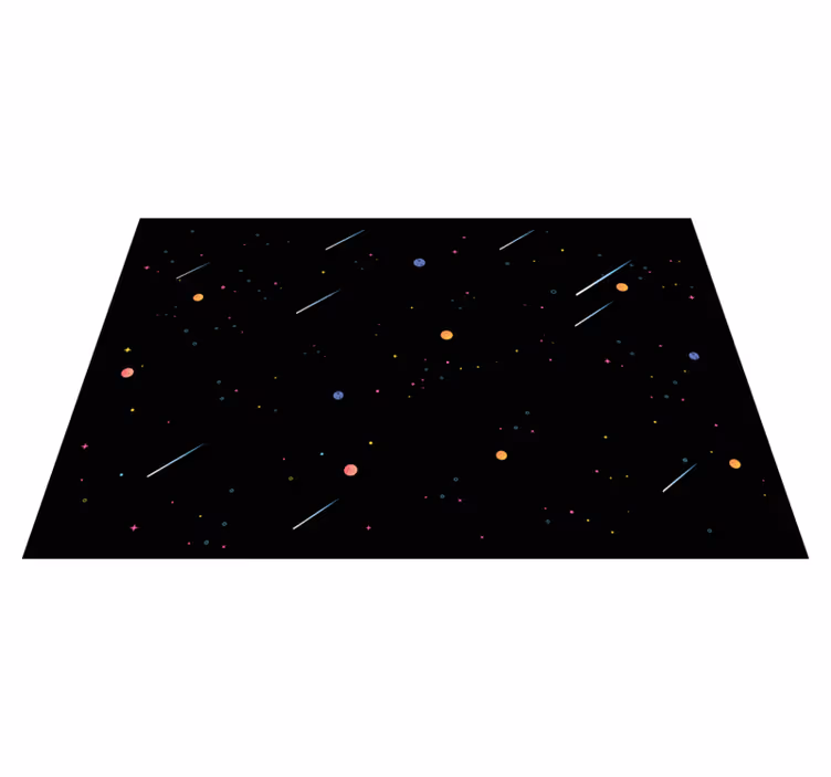 Individual para mesa infantil comida infantil espacial - TenVinilo