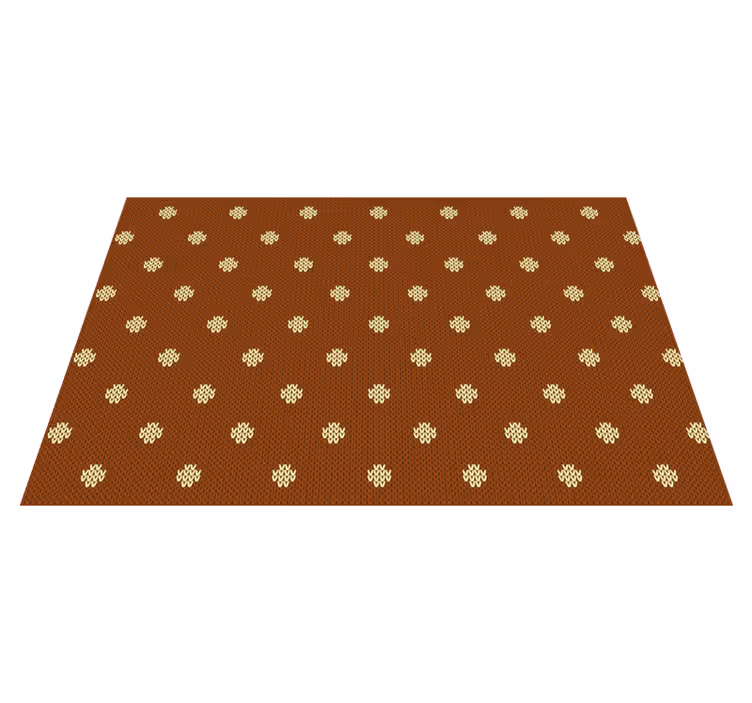 Individual para mesa patrón de puntos texturizados - TenVinilo