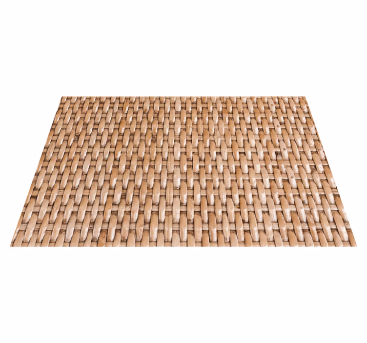 Individual para mesa patrón superficie texturizada tejida - TenVinilo