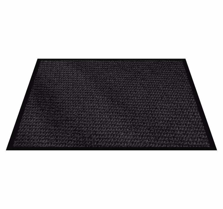Individual para mesa patrón superficie negra texturizada - TenVinilo