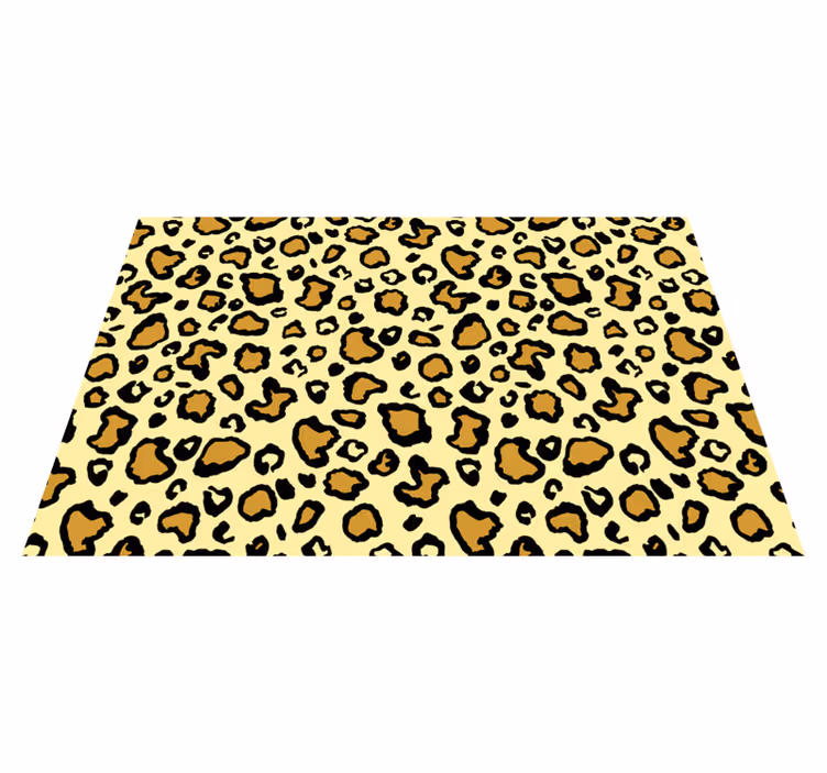 Individual para mesa original motivo piel de leopardo - TenVinilo