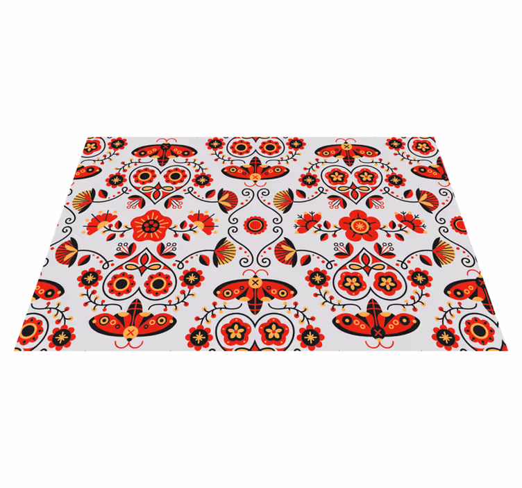 Individual para mesa original composición floral viva - TenVinilo