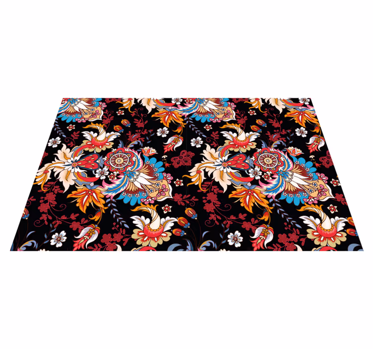 Individual para mesa original elegancia floral emblema - TenVinilo