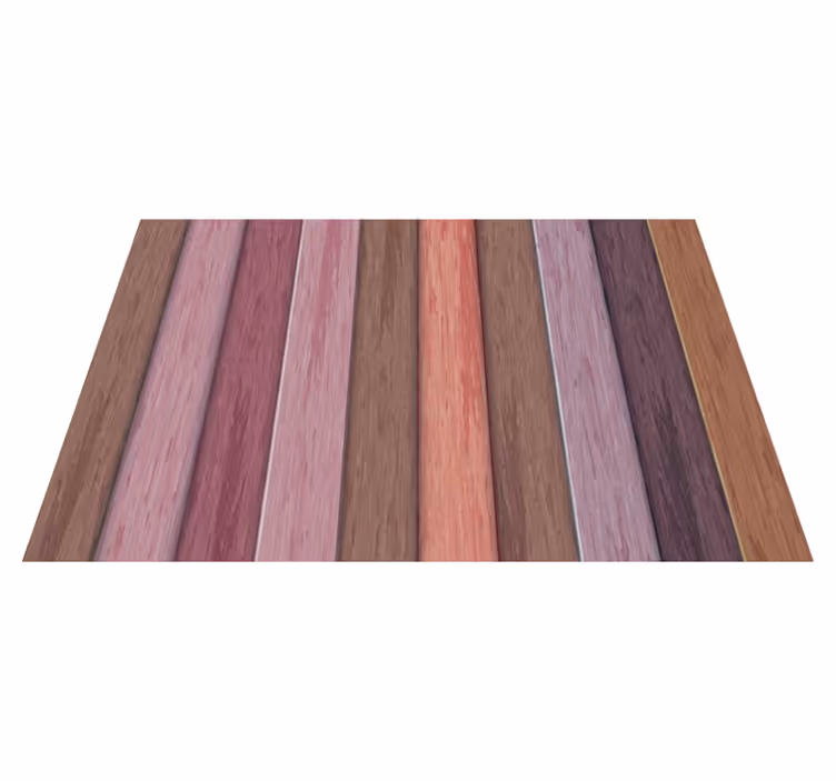 Individual para mesa patrón variación de rayas de madera - TenVinilo