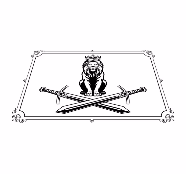Individual para mesa original emblema del rey león - TenVinilo