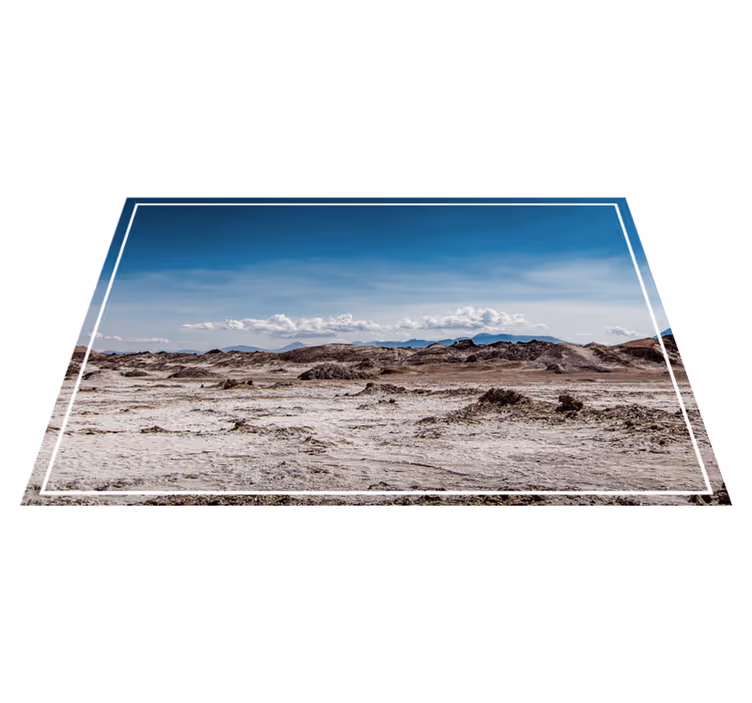 Individual mesa moderno paisaje desértico - TenVinilo