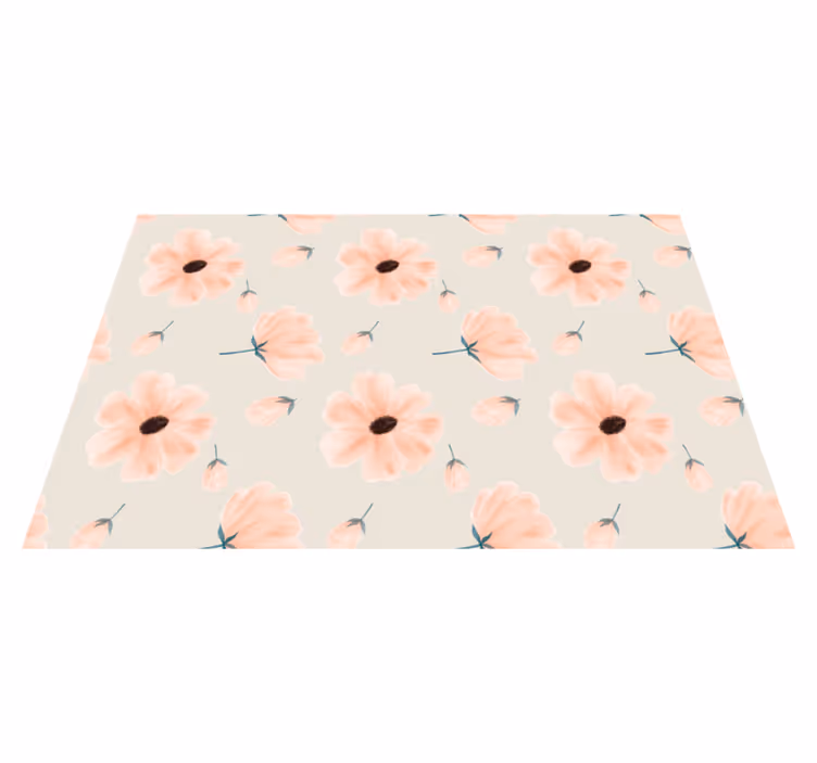 Individual para mesa original arreglo floral inspirado - TenVinilo
