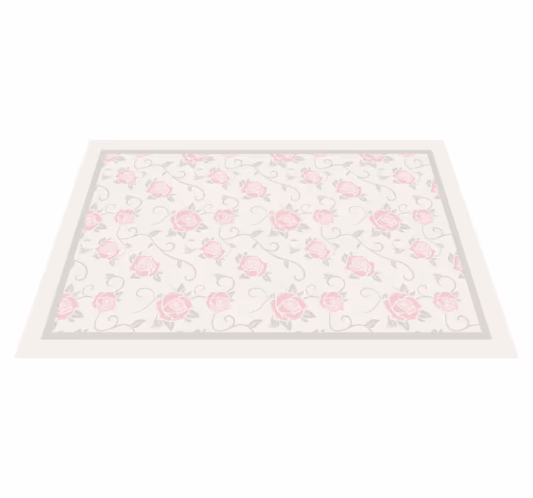 Individual para mesa patrón fondo botánico - TenVinilo