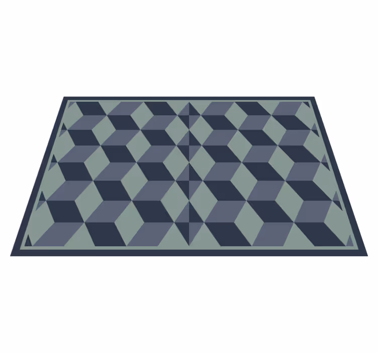 Individual para mesa navideño estilo geométrico - TenVinilo