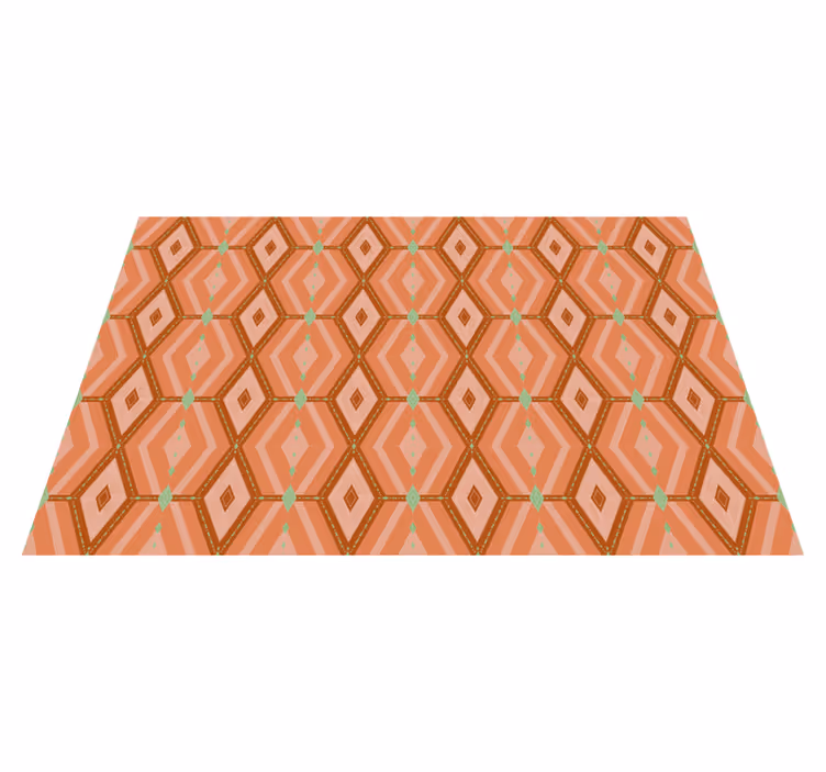 Individual para mesa patrón hexagonal geométrico - TenVinilo