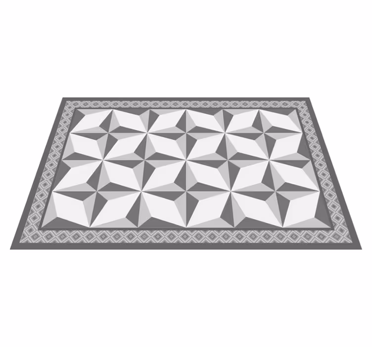 Individual para mesa patrón superficie geométrica - TenVinilo