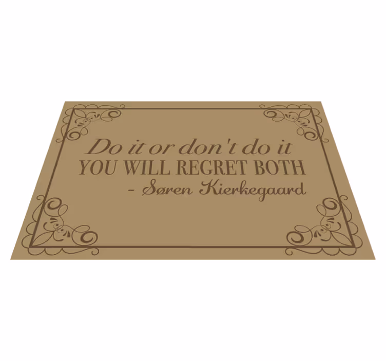 Individual para mesa frases recordatorio inspirador - TenVinilo