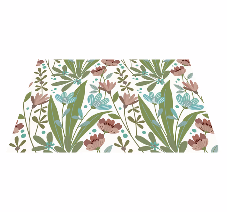 Manteles individuales de estilo floral "granny chic" - TenVinilo