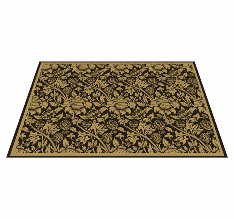 Individual para mesa elegante elegancia botánica - TenVinilo
