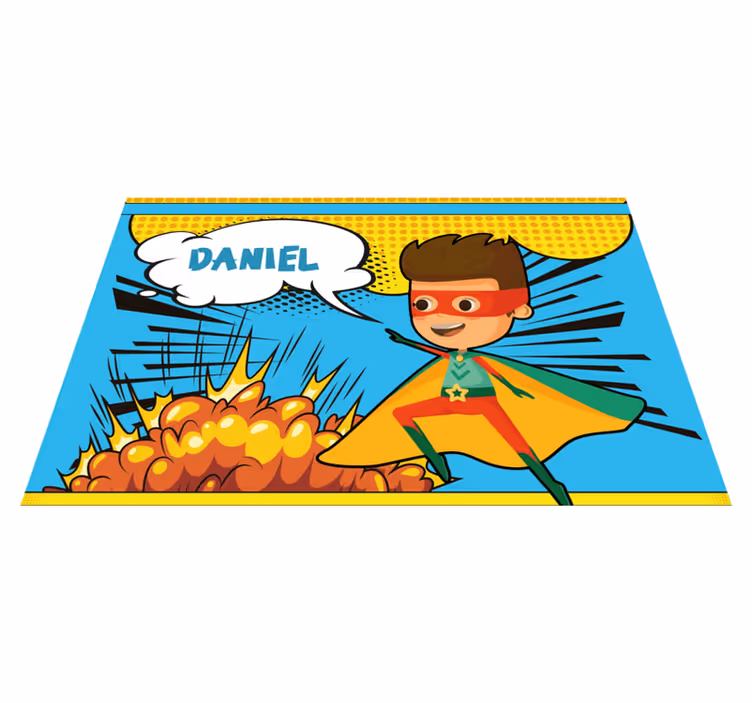 Mantel individual personalizable comic Superheroe Superhéroe cómi - TenVinilo