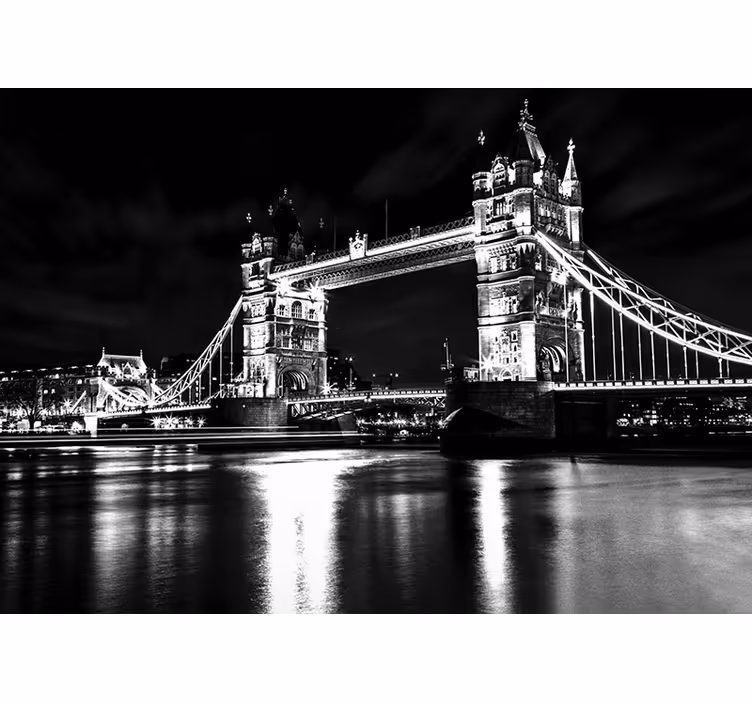Fotomural Tower Bridge imagen vintage - TenVinilo