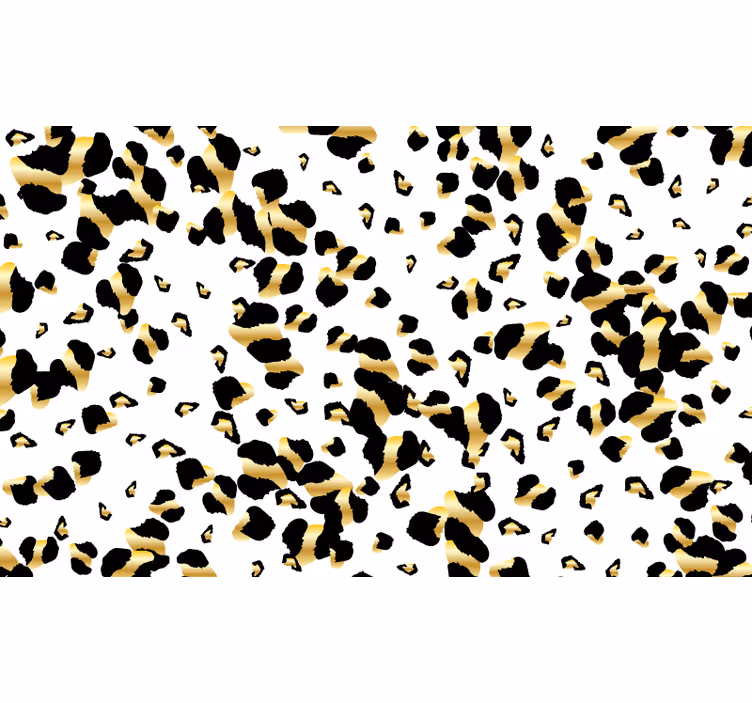 Mural africano diseño de piel de leopardo - TenVinilo