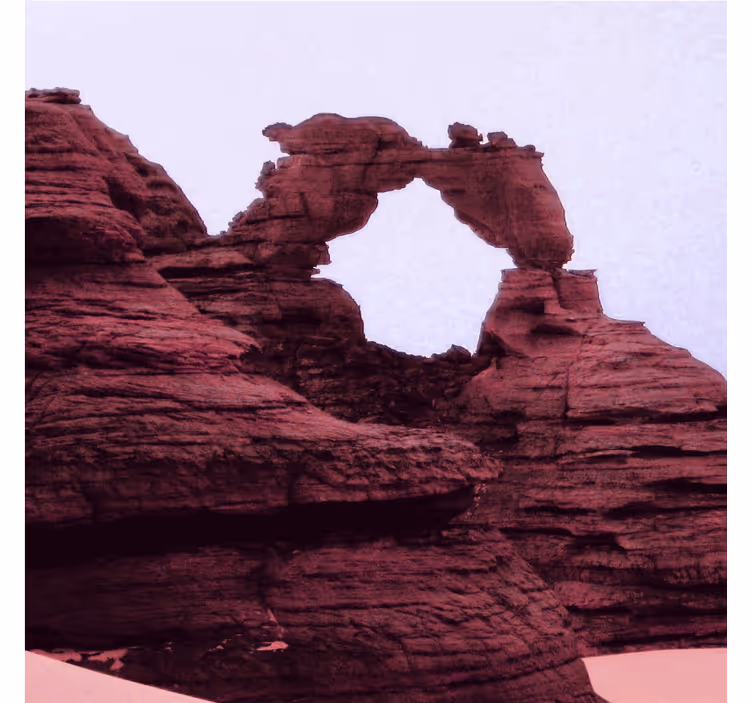Mural de desierto fotografía estética de arenisca - TenVinilo