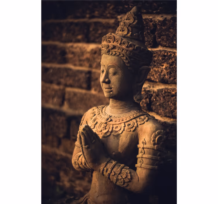 Mural de buda figura decorativa - TenVinilo