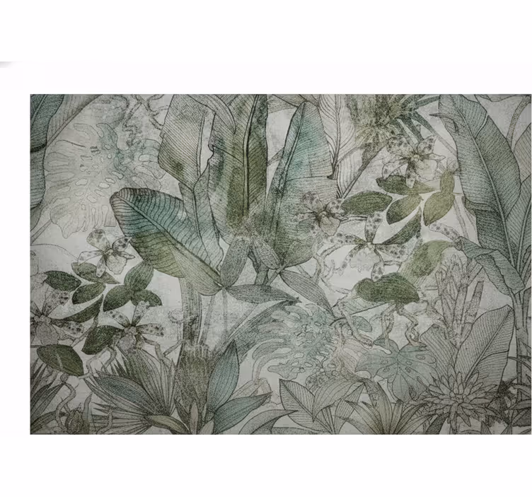 Mural de naturaleza jardín tropical verde - TenVinilo
