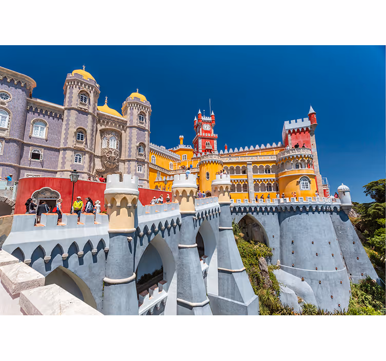 Fotomural de la torre del palacio de pena - TenVinilo
