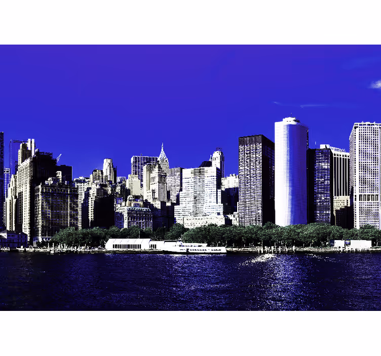Mural new york skyline de nueva york - TenVinilo