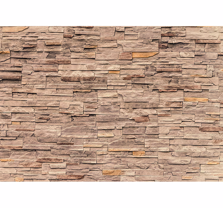 Mural efecto piedra patrón de piedra natural - TenVinilo