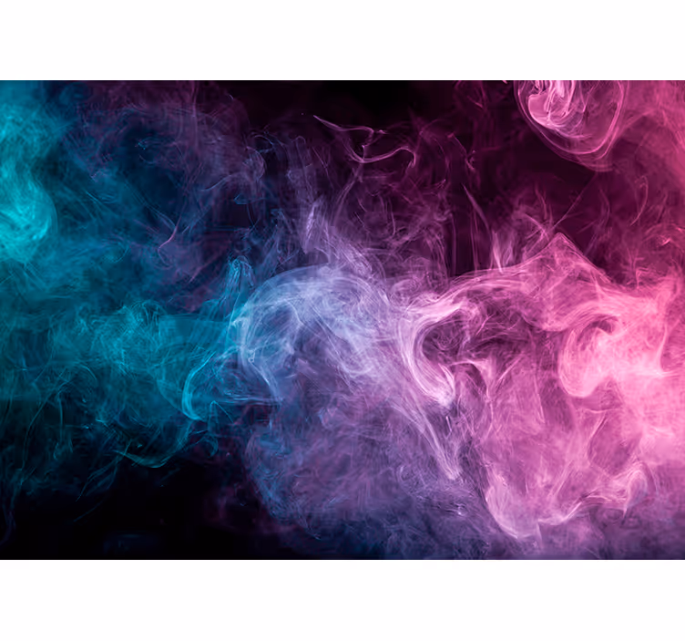 Mural de textura patrones de humo en movimiento - TenVinilo