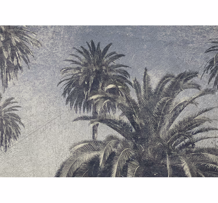 Mural de naturaleza oasis de palmeras - TenVinilo