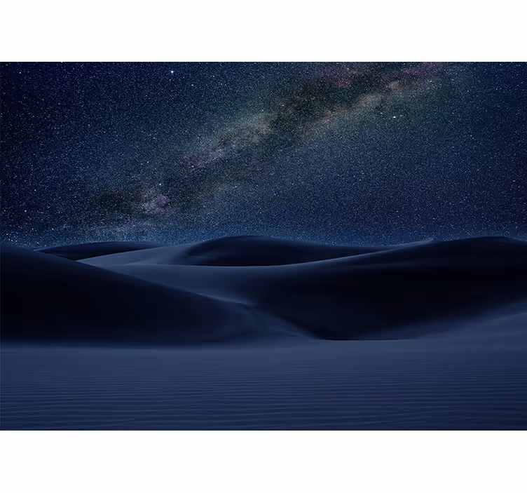 Mural del espacio paisaje estrellado - TenVinilo