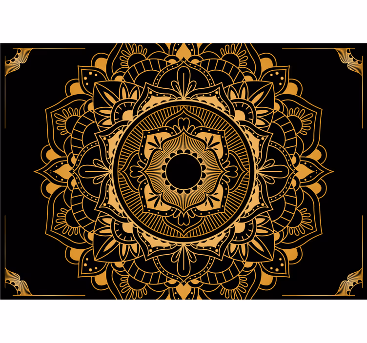 Mural de mandala diseño mandala elegante - TenVinilo